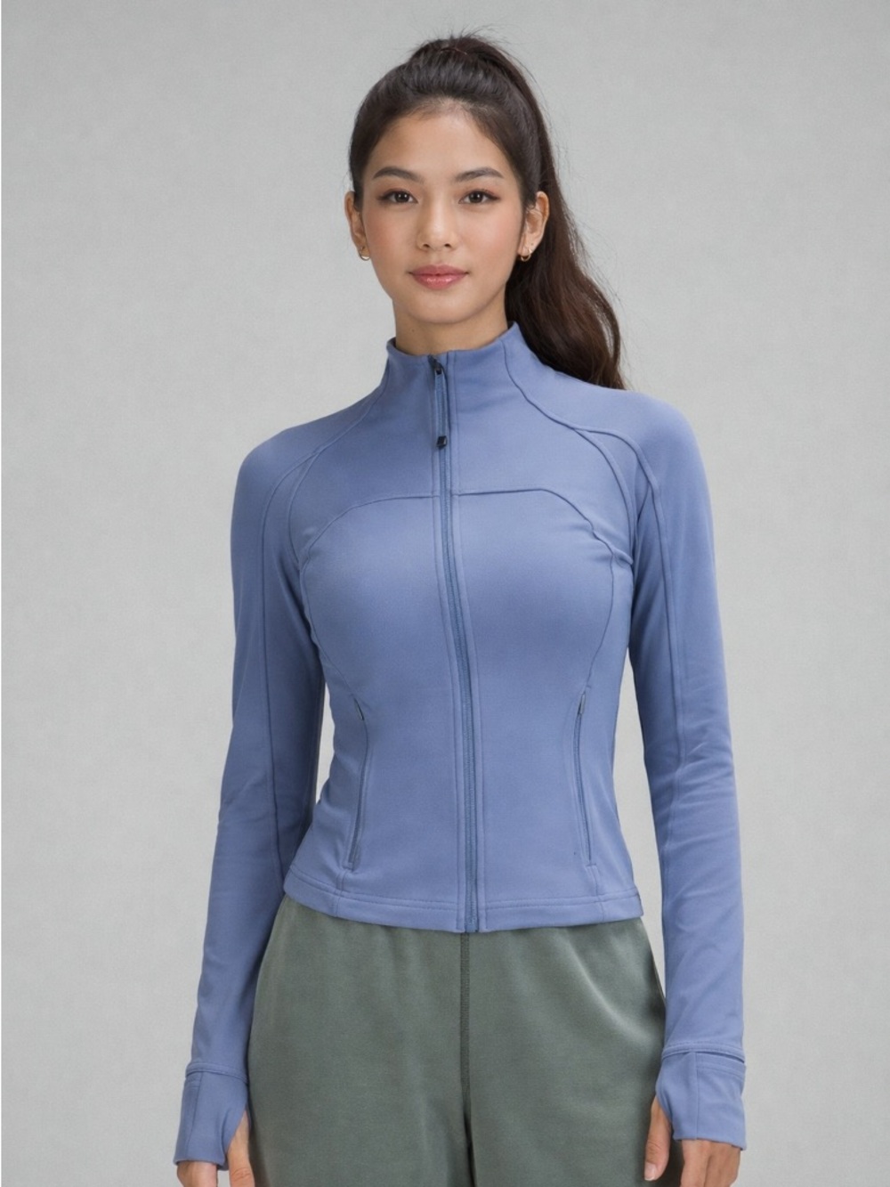 Lululemon Define Jacket Cropped Water Drop - Size 4 (Small)